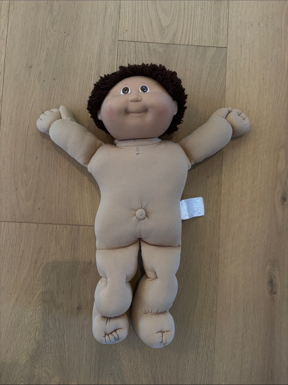 Vintage 1980s Cabbage Patch Kid Coleco Xavier Roberts Brown Hair